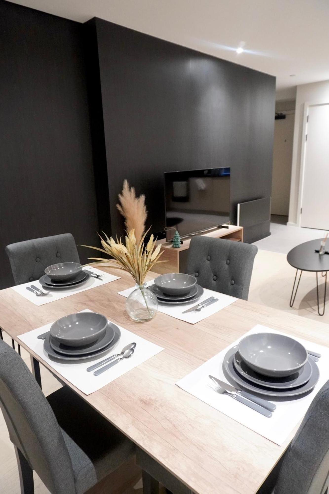 Central Manchester Luxury 2 Bed Apartment With Balcony Exterior foto