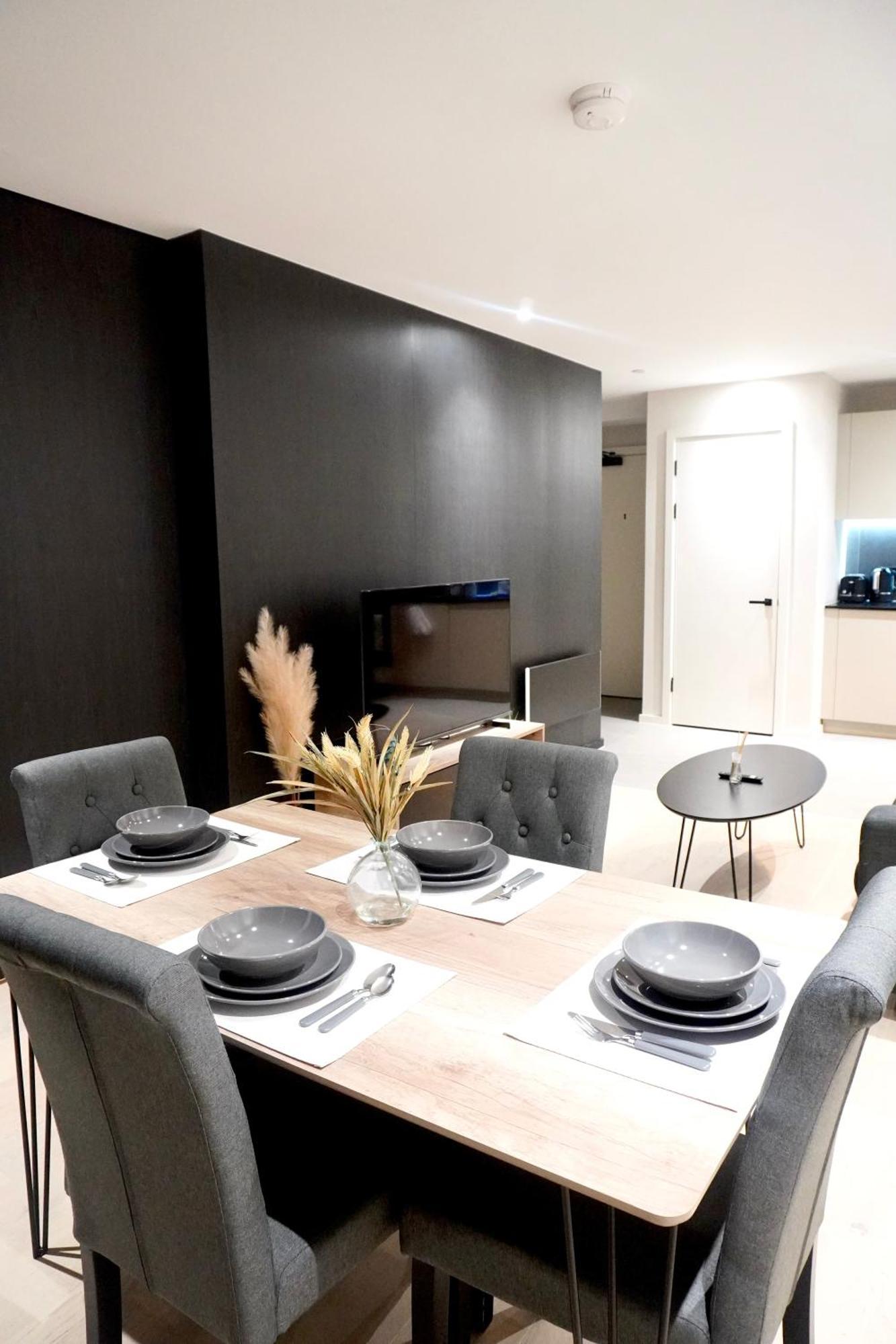 Central Manchester Luxury 2 Bed Apartment With Balcony Exterior foto